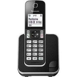 PANASONIC Téléphone KX-TGD 310 noir KX-TGD310PDB