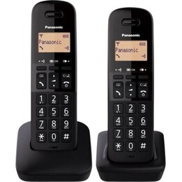 Telefon KX-TGB612 DECT Schwarz Duo