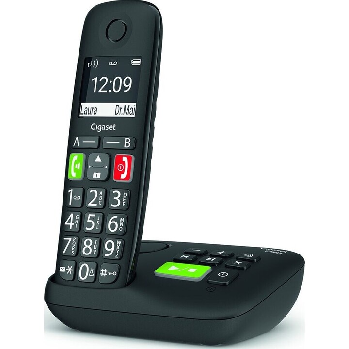 Gigaset E290A cordless telephone with digital answering machine