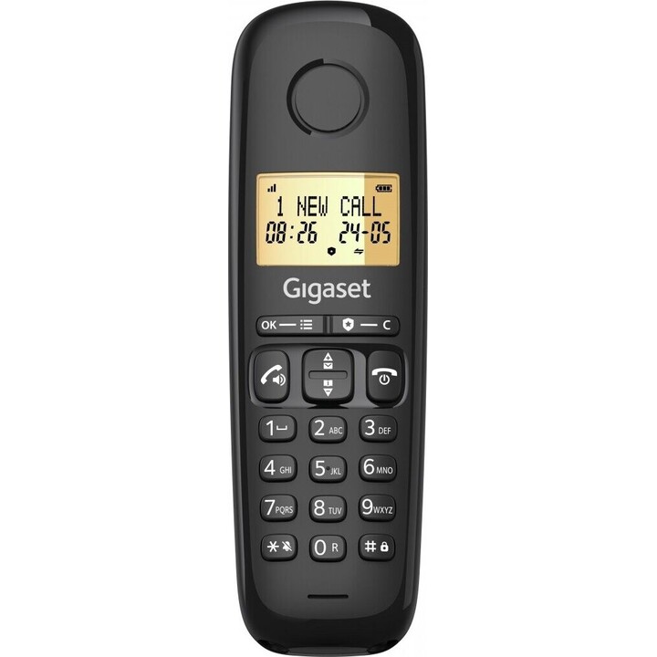 GIGASET Basic 100 DUO telefone sem fios preto
