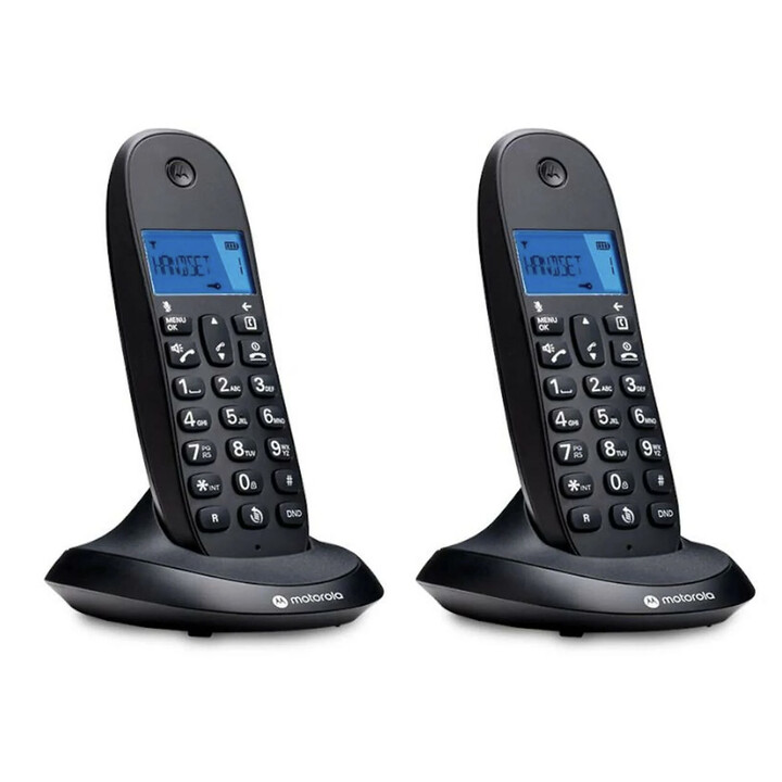 Motorola C1002L DECT Cordless Phone + 1 Handset - Caller ID - Hands-Free