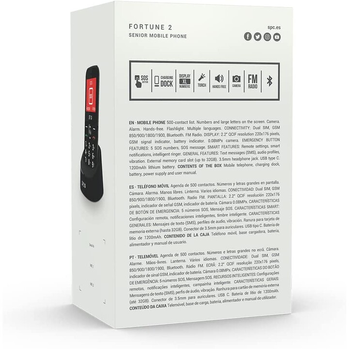 SPC Fortune 2 Dual Sim Black