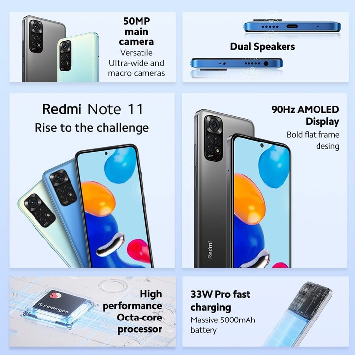 Xiaomi Redmi Note 11s NFC 6GB/128GB Dual Sim Blue