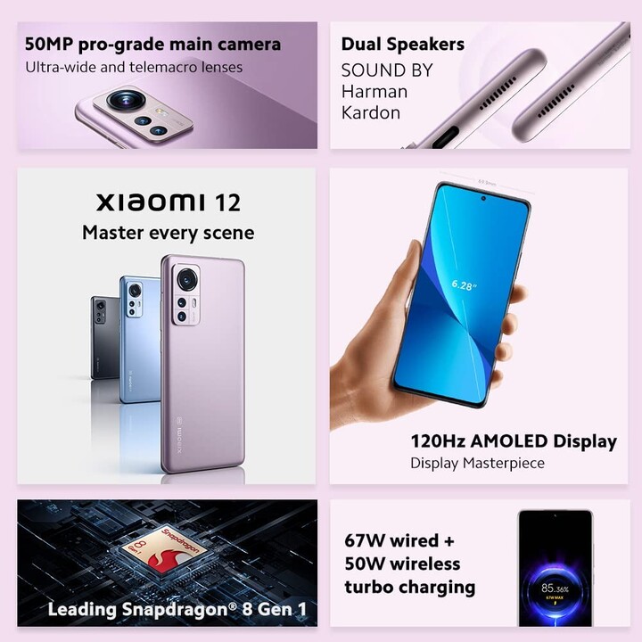 Xiaomi 12 5G 8GB 256GB Dual Sim Blue