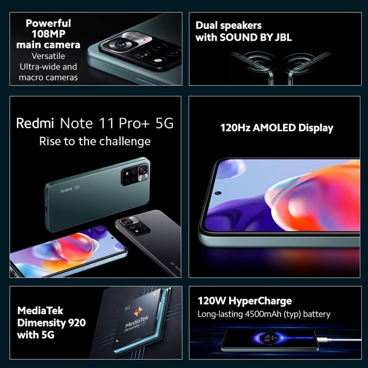 Xiaomi Redmi Note 11 Pro+ 5G 8GB/128GB Blue