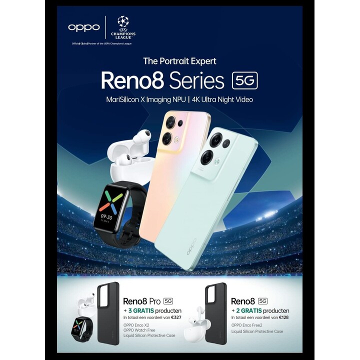 Oppo Reno8 Pro 5G 8Go/256Go Dual Sim Noir