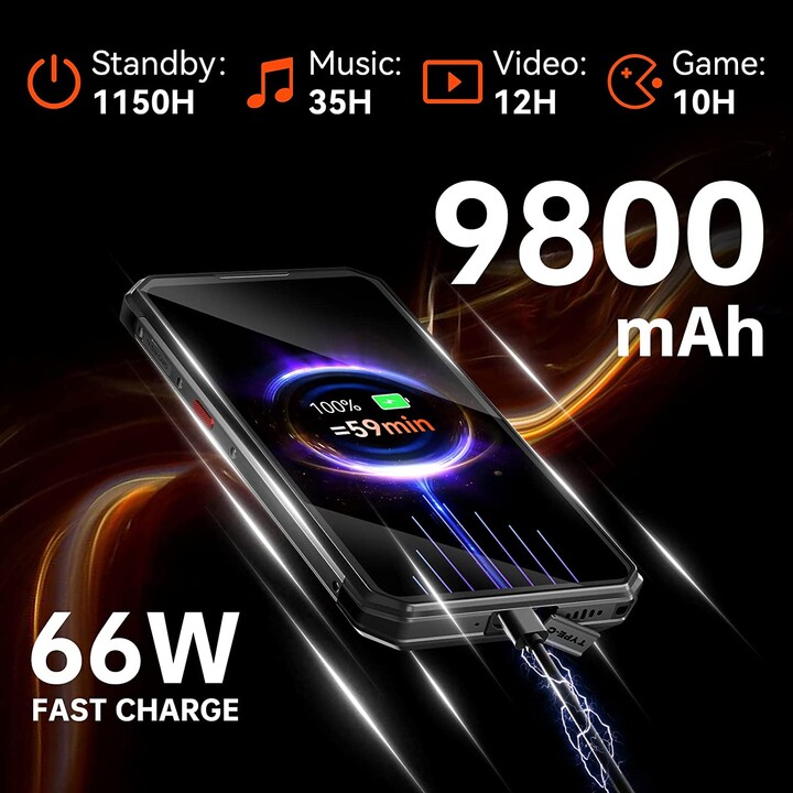 Oukitel WP21 12GB/256GB Dual Sim Nero