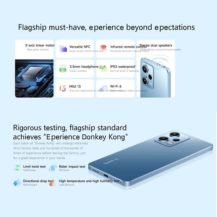 Xiaomi Redmi Note 12 Pro 5G 8GB 256GB NFC Dual Sim White