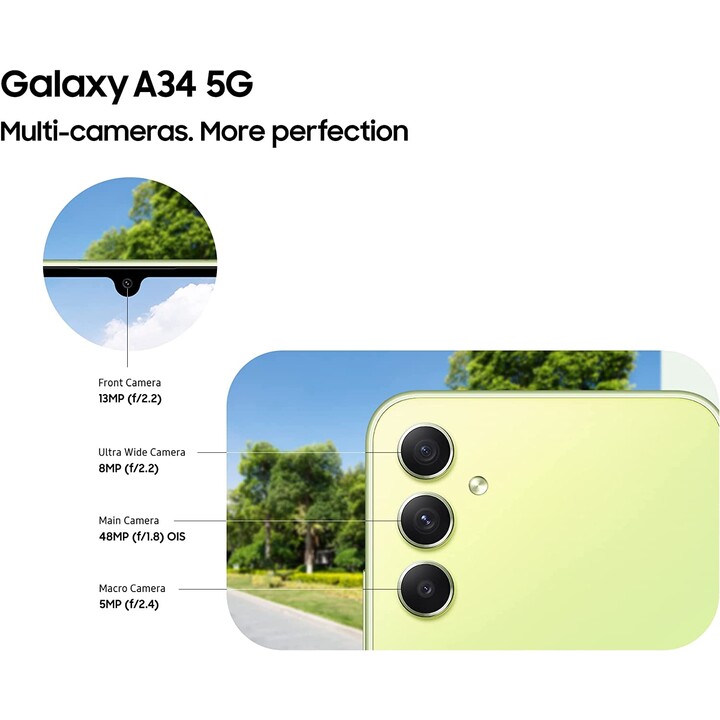 Samsung Galaxy A34 5G 6GB 128GB Dual Sim Graphite