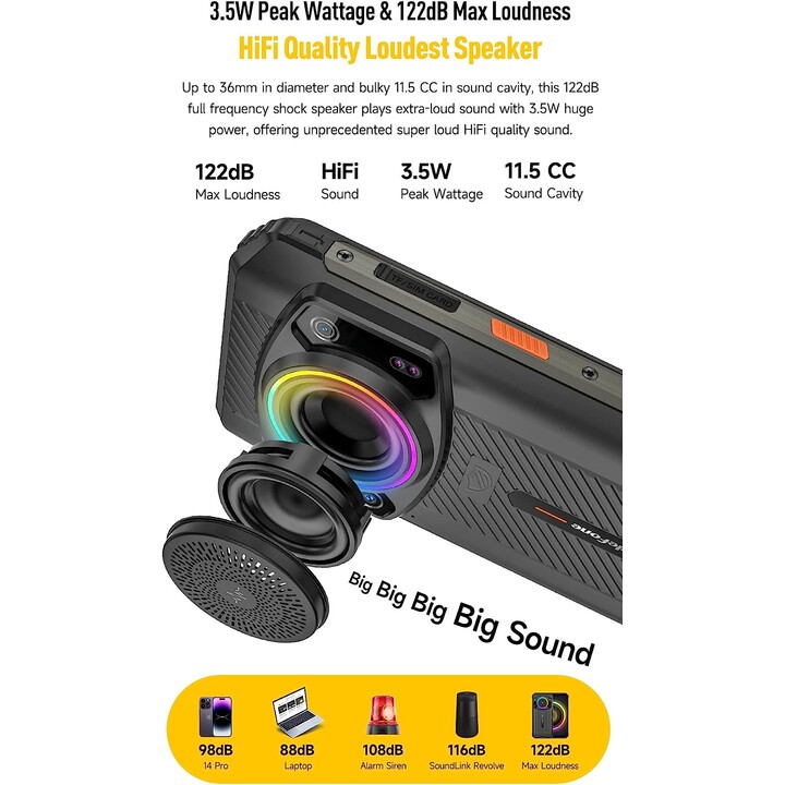 Ulefone Armor 21 8GB/256GB Dual Sim Negro
