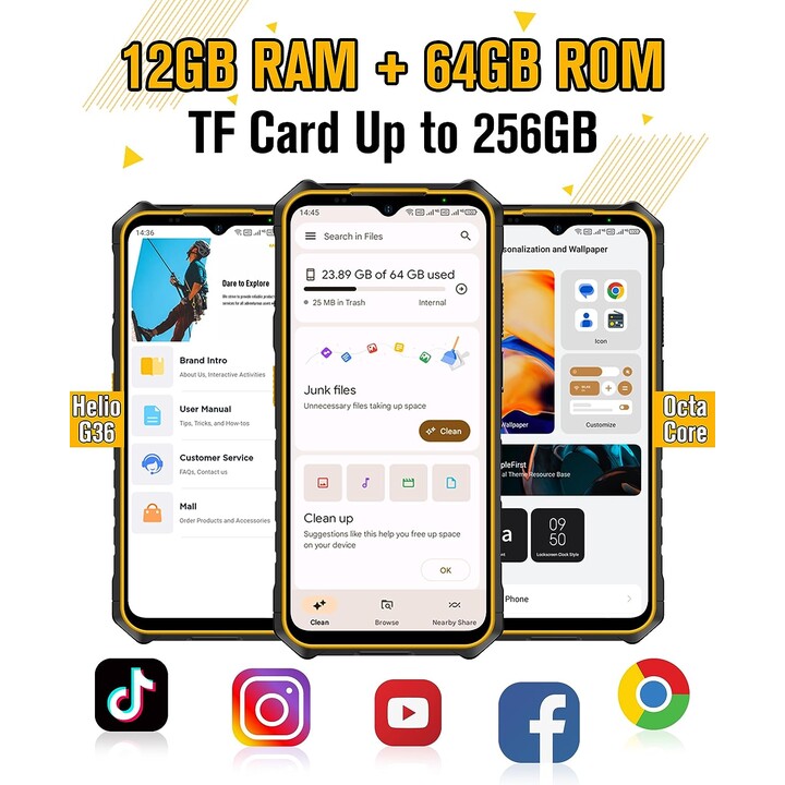 Ulefone Armor X13 6GB 64GB Dual Sim Nero