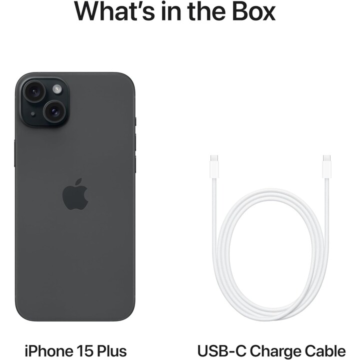 Apple iPhone 15 Plus 128GB Preto