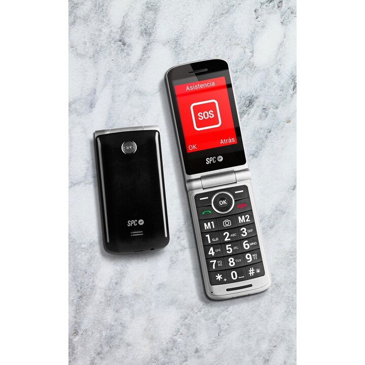 SPC Prince 4G para Personas Mayores Negro