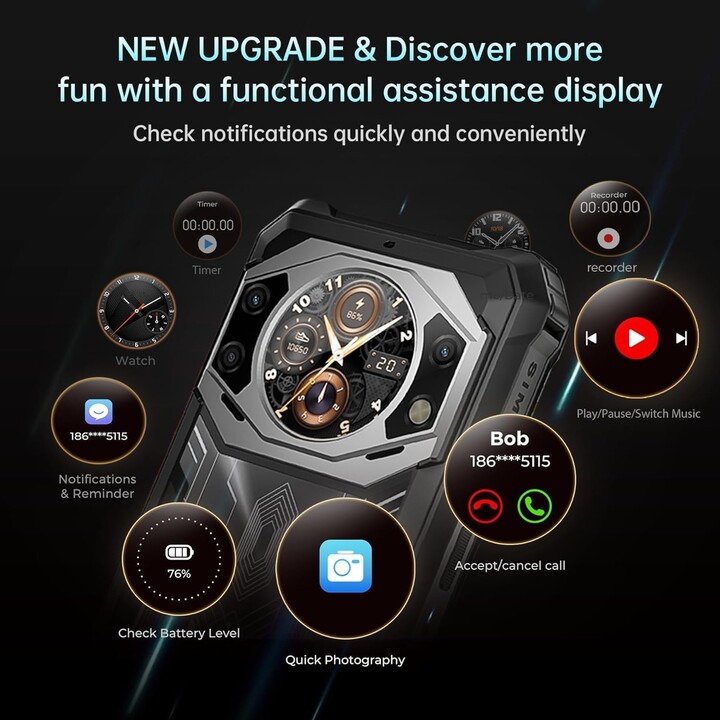 Fossibot F101 Pro 8GB/128GB Dual Sim Black