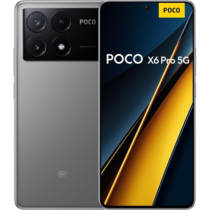 Smartphone Xiaomi Poco X6 Pro 6,67" 12GB 512GB 5G cinza