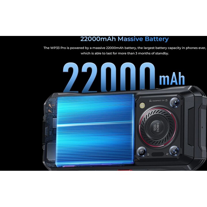 Oukitel WP33 Pro 5G 8GB/256GB Dual Sim Nero