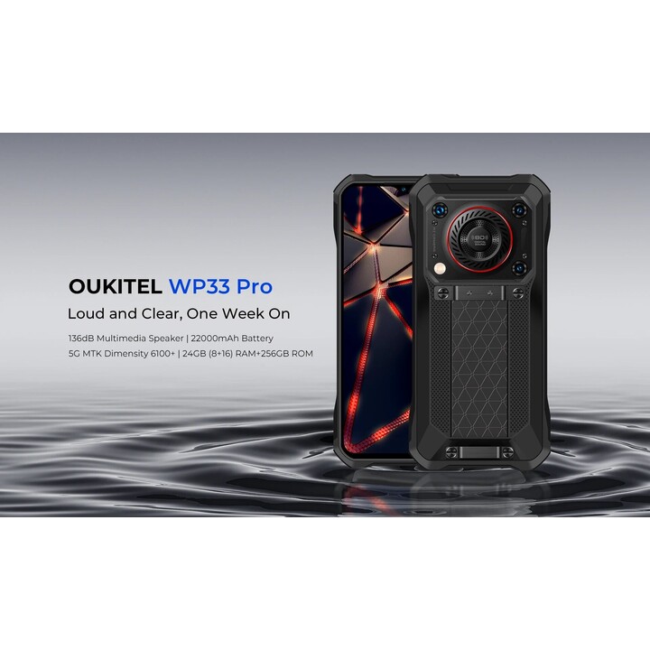 Oukitel WP33 Pro 5G 8GB/256GB Dual Sim Nero