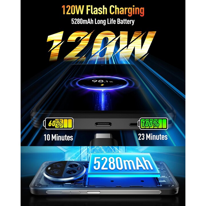 Ulefone Power Armor 23 Ultra 12GB 512GB Dual Sim Preto