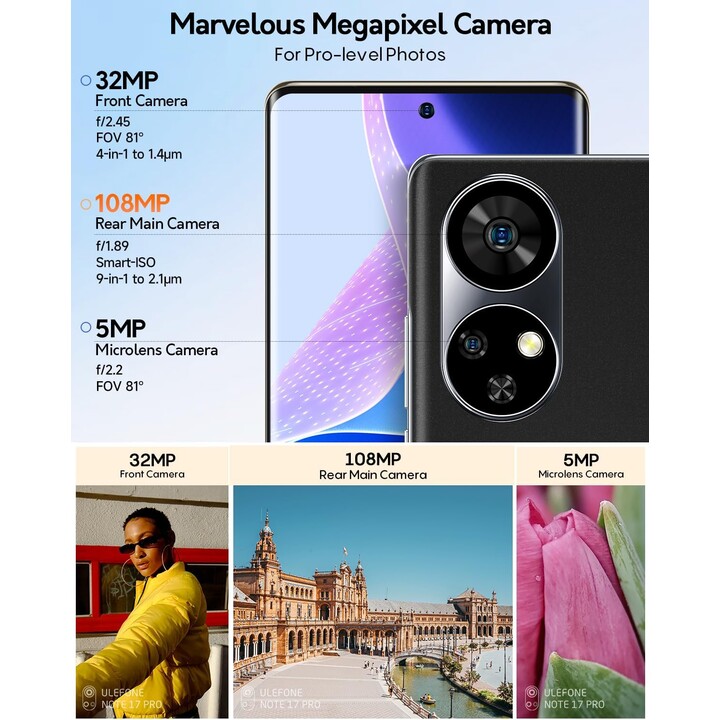 Ulefone Note 17 Pro 12GB 256GB Dual Sim Bianco