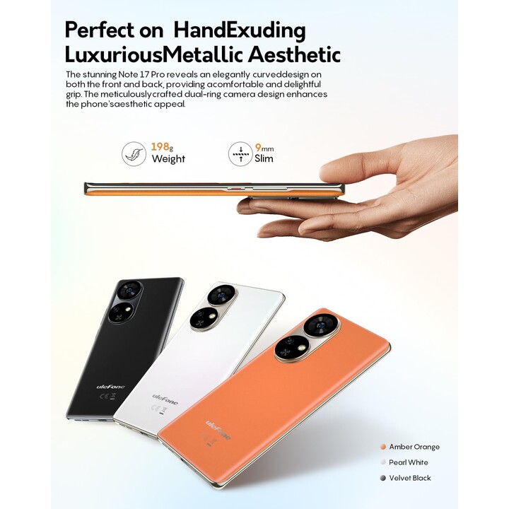 Ulefone Note 17 Pro 12GB 256GB Dual Sim Bianco