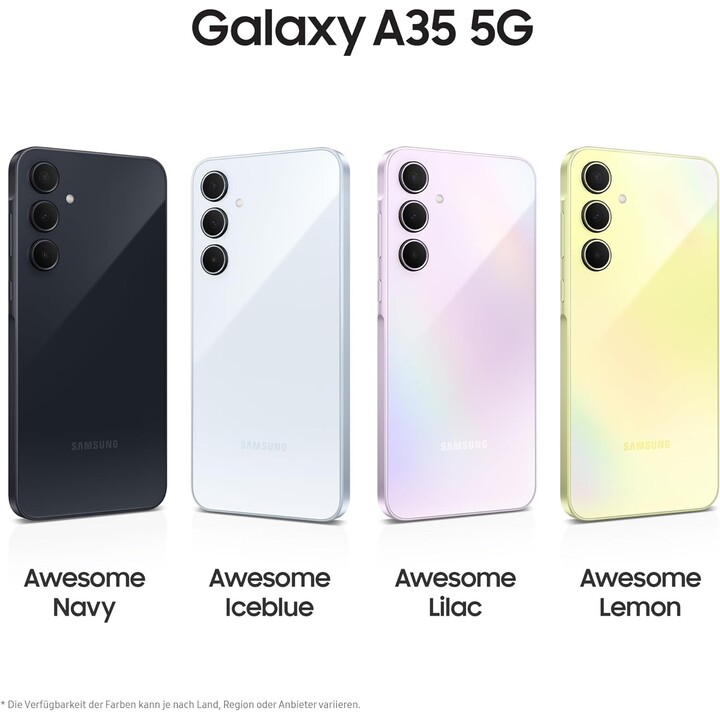 Samsung Galaxy A35 A356 5G Dual Sim 6GB RAM 128GB Blue Navy