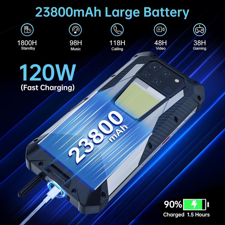 Unihertz 8849 Tank 3 Pro 5G 16GB 512GB Dual Sim Black
