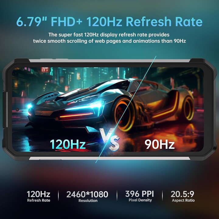 Unihertz 8849 Tank 3 Pro 5G 16GB 512GB Dual Sim Black