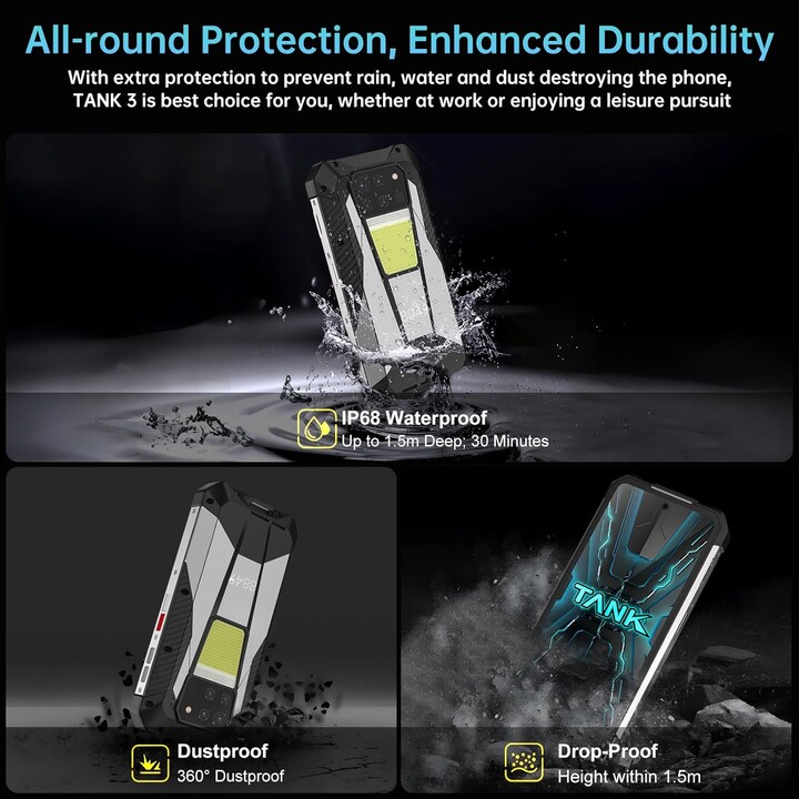 Unihertz 8849 Tank 3 Pro 5G 16GB 512GB Dual Sim Black