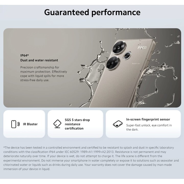 Xiaomi Poco F6 5G 12GB 512GB Dual Sim Titanium