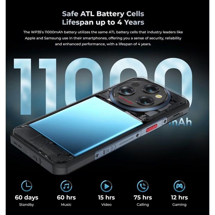 Oukitel WP35 5G 8GB 256GB Dual Sim Verde