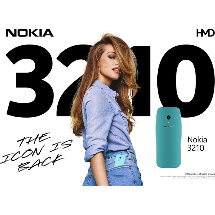 Nokia 3210 4G 2024 32GB Dual Sim Grunge Black