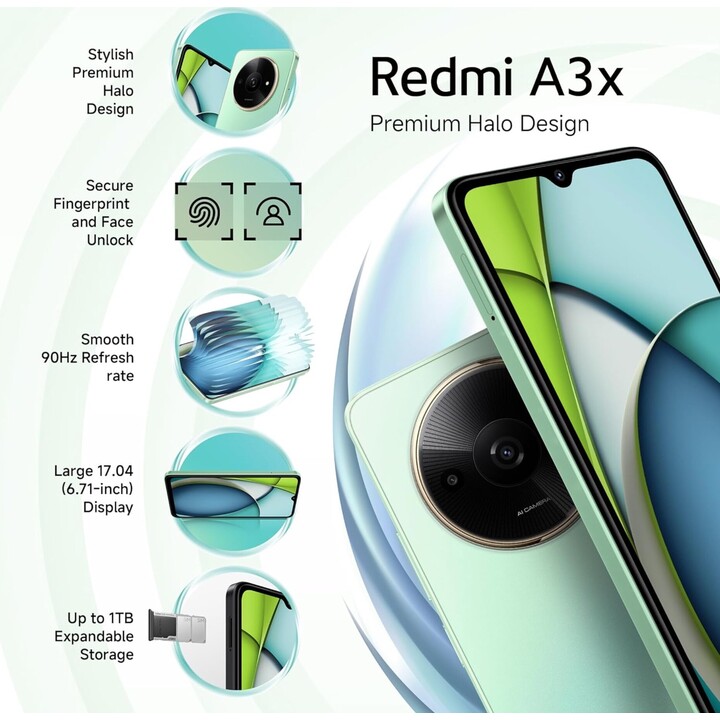 Xiaomi Redmi A3x 3GB 64GB Dual Sim Green
