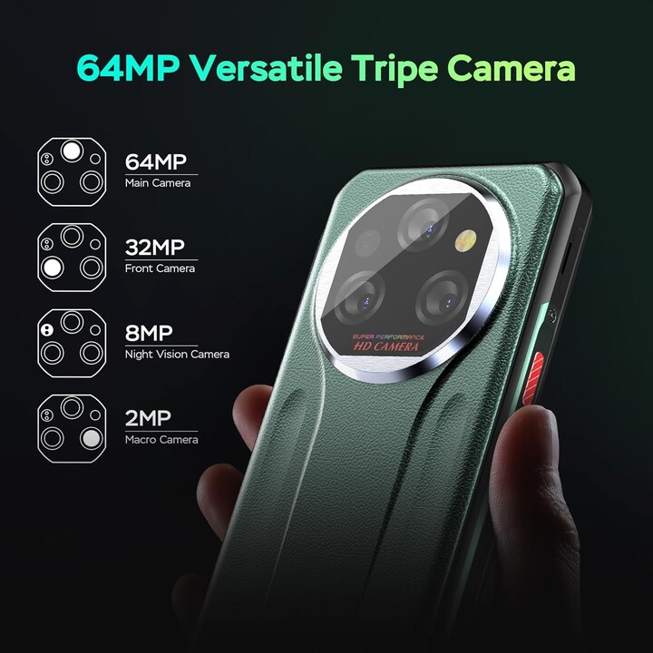 Oukitel WP39 6GB 256GB Dual Sim Verde