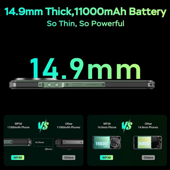 Oukitel WP39 6GB 256GB Dual Sim Verde