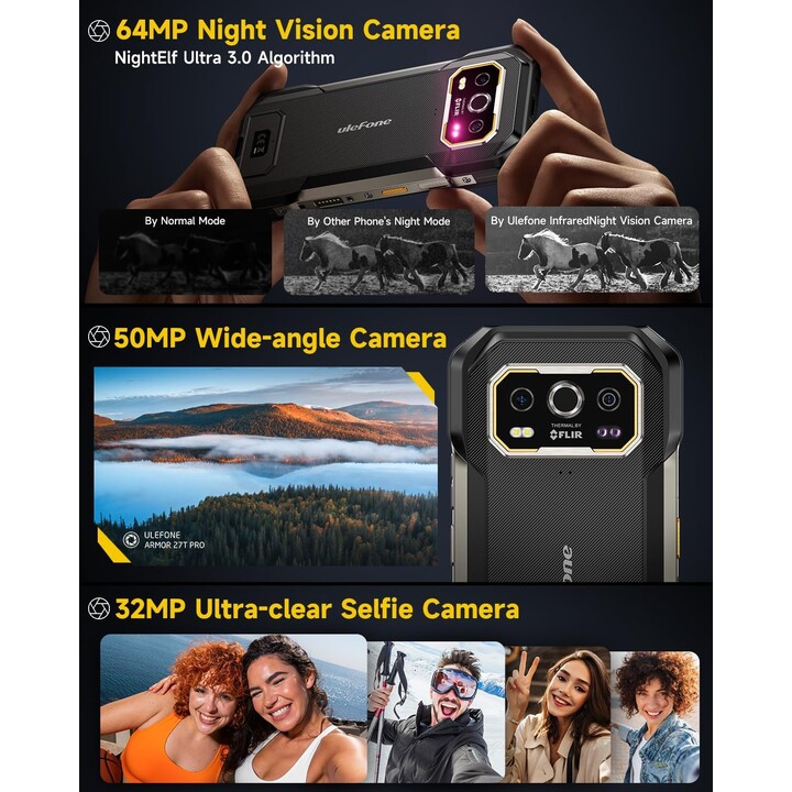 Ulefone Armor 27 Pro 12GB 256GB NFC Dual Sim Black