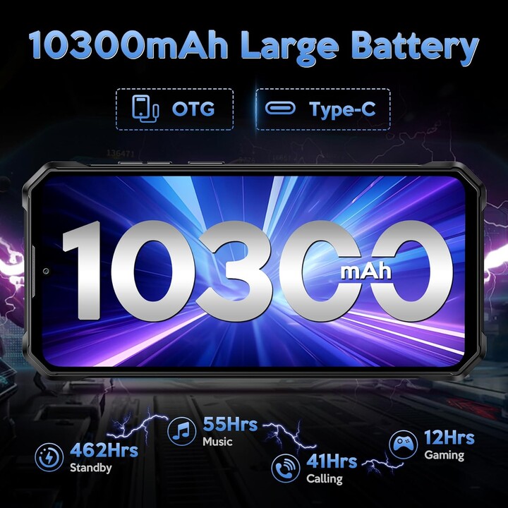 Fossibot F105 4Go 64Go Dual Sim Robuste
