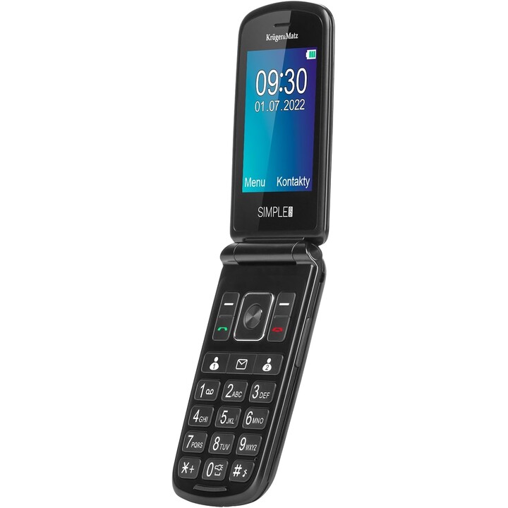 Kruger&Matz Teléfono GSM para Personas Mayores Simple 929 Botones Grandes Botón Dual SIM SOS KM0929.1