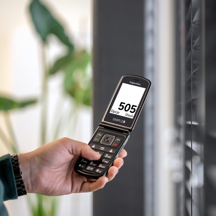 Kruger&Matz Teléfono GSM para Personas Mayores Simple 929 Botones Grandes Botón Dual SIM SOS KM0929.1