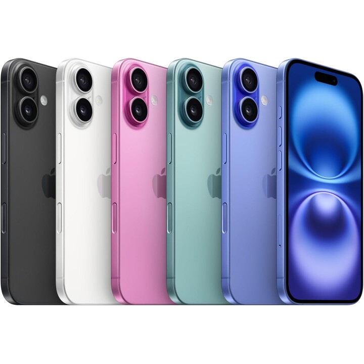 Apple iPhone 16 128GB, 5G Mobile phone with Apple Intelligence, Camera Control, A18 Chip, Teal