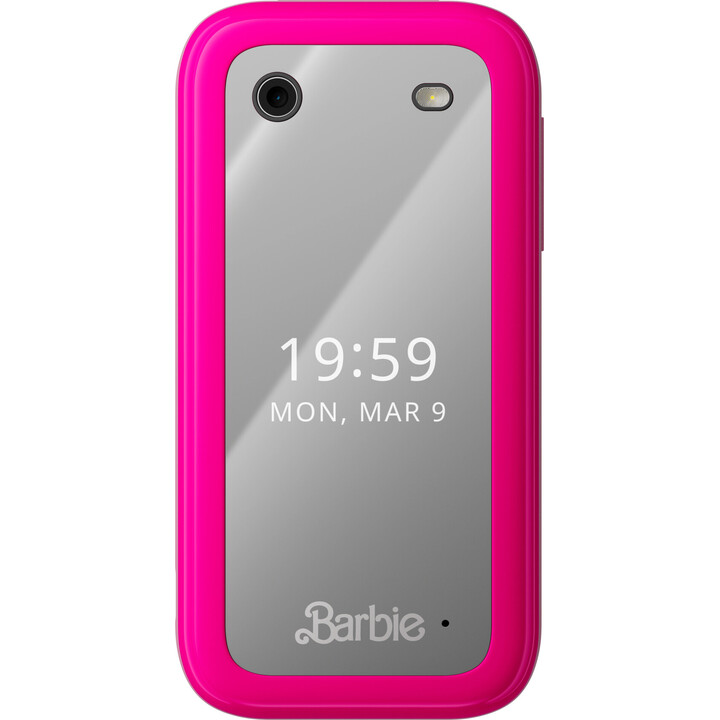 HMD Barbie Téléphone portable à clapet 2,8 pouces 320 x 240 pixels 4G 64 Go Dual SIM Rose