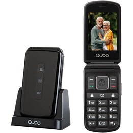 Teléfono Móvil Qubo P-210NW 4G para Personas Mayores/ Negro