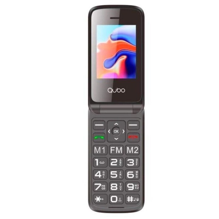 Qubo X-247BL Senior Mobile Phone/ Blue