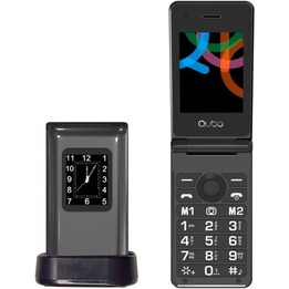 Qubo X-28BKC Téléphone portable pour seniors/ Noir