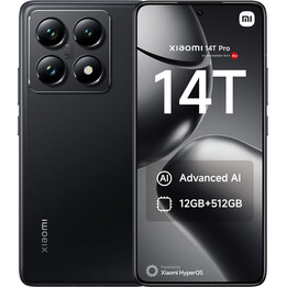 Xiaomi 14T Pro 5G, 12GB 512GB, Smartphone with 6.67 AI display, Dual Sim, Titan Black
