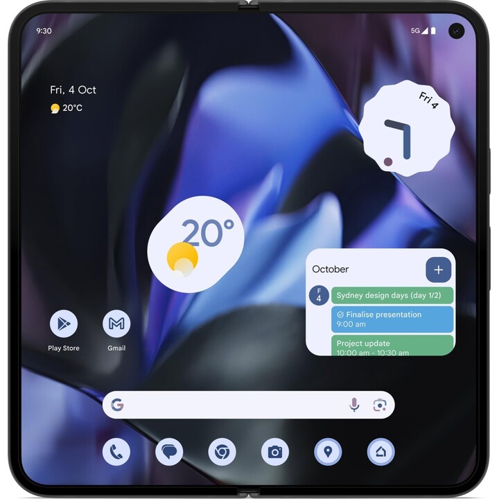 Google Pixel 9 Pro Fold 16GB 256GB Dual Sim Black Obsidian