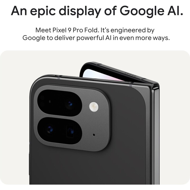 Google Pixel 9 Pro Fold 16GB 256GB Dual Sim Black Obsidian