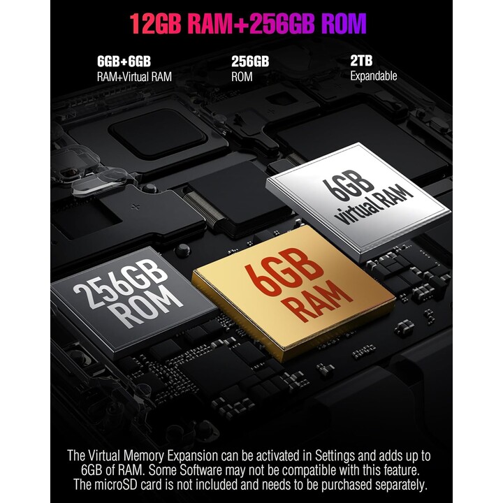 Ulefone Armor 25T 6GB 256GB Dual Sim Preto