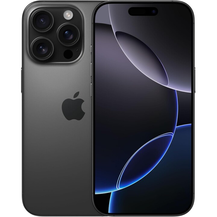 Apple iPhone 16 Pro Max 256Go, téléphone portable 5G avec contrôle par caméra, 4K 120 ips, Dolby Vision, noir titane