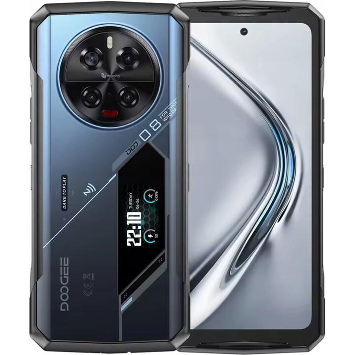 Doogee V40 Pro 5G, robustes Telefon, 6,78-Zoll-Bildschirm, 16GB RAM, 512 GB Speicher, blaue Farbe