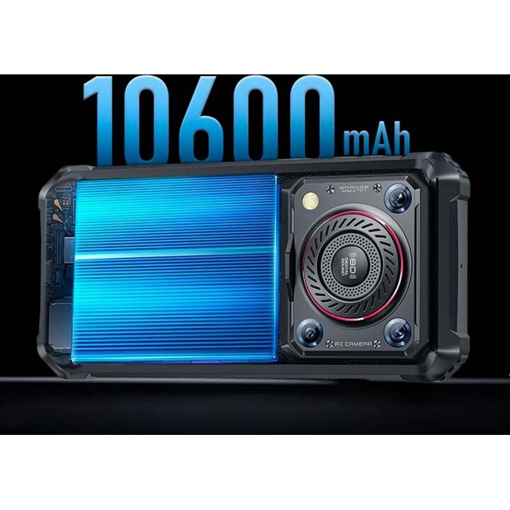 Oukitel WP36 Pro 5 Mega Pixels 10600 mAh 8GB 256GB Black Rugged